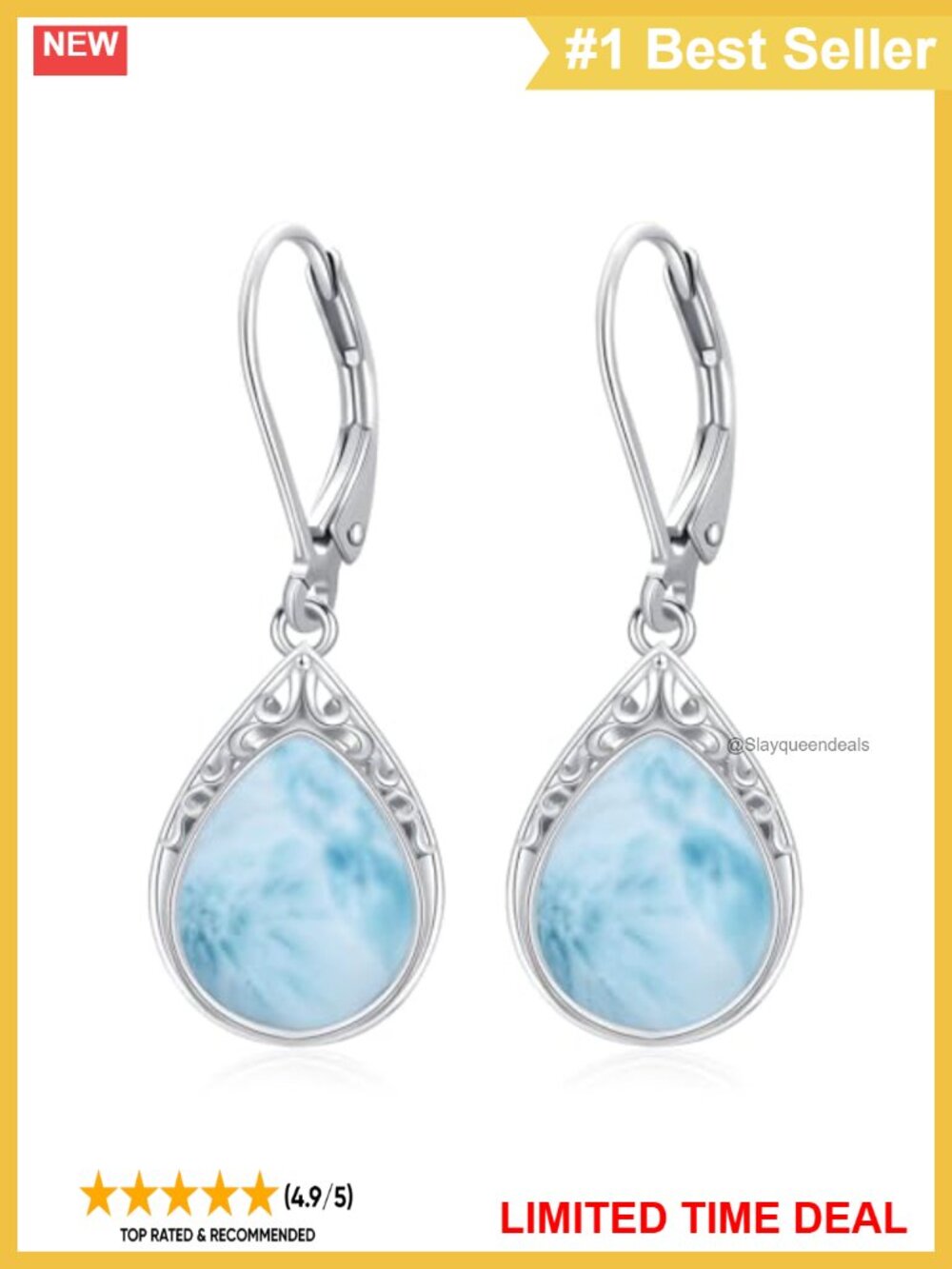Sterling Silver Teardrop Dangle Earrings Filigree Leverback Fine Jewelry